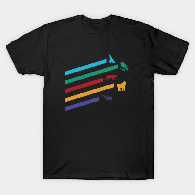 Animals Conservation Board Game T-Shirt by pixeptional